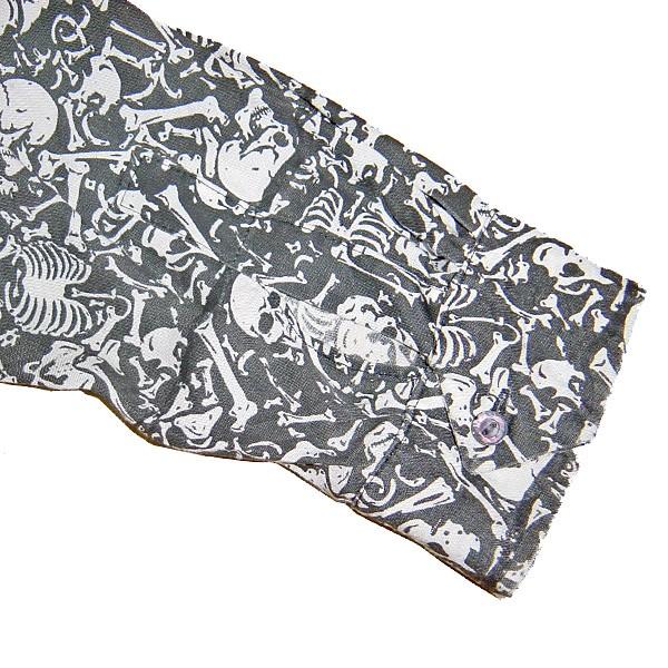 JOHNSONS・LA ROCKA! VINTAGE All Over Bone Shirt ラロッカ