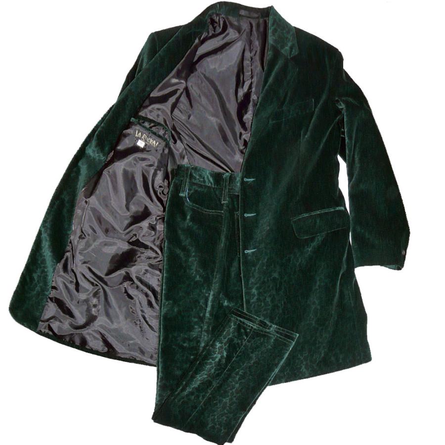 JOHNSONS/LA ROCKA! 80s VINTAGE Rockabilly Velvet Jacket and