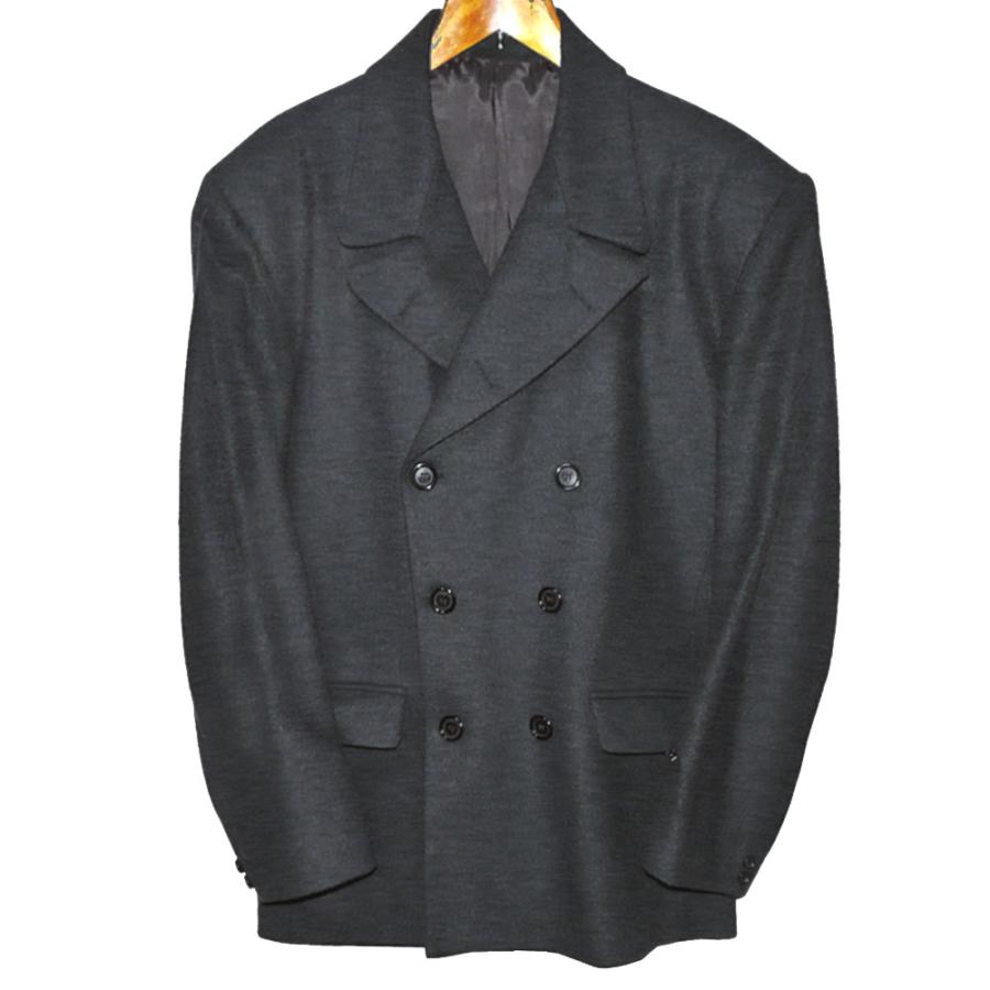 JOHNSONS/LA ROCKA ! VINTAGE W-Breasted Reefer Jacket Rockabilly