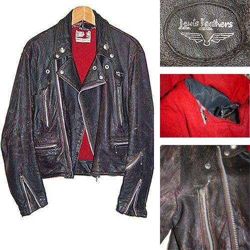 Lewis Leathers ジャンク品 LEWIS LEATHERS LIGHTNING 70s Motorcycle 