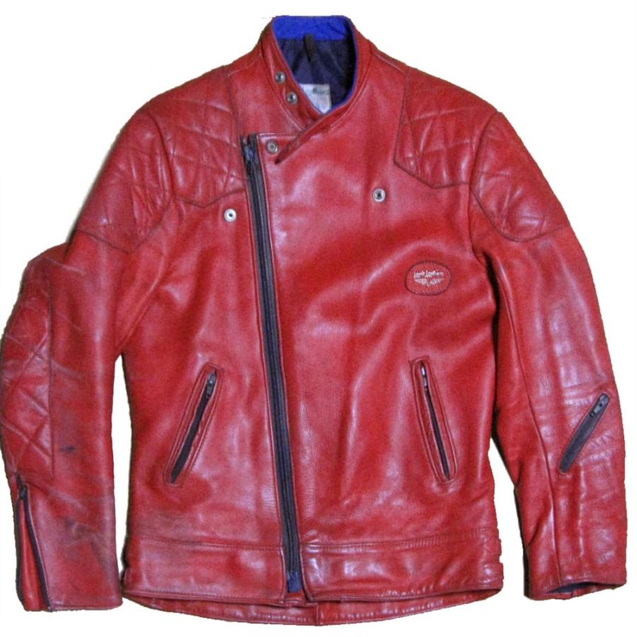 LEWIS LEATHERS SUPER MONZA 60〜70s VINTAGE LEATHER JACKET RED ルイスレザー スーパーモンザ  レザージャケット ライダース 赤