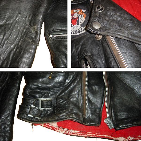 LEWIS LEATHERS LIGHTNING 60s〜70s VINTAGE ルイスレザー ライトニング レザージャケット ライダース｜romanticneurosis｜02