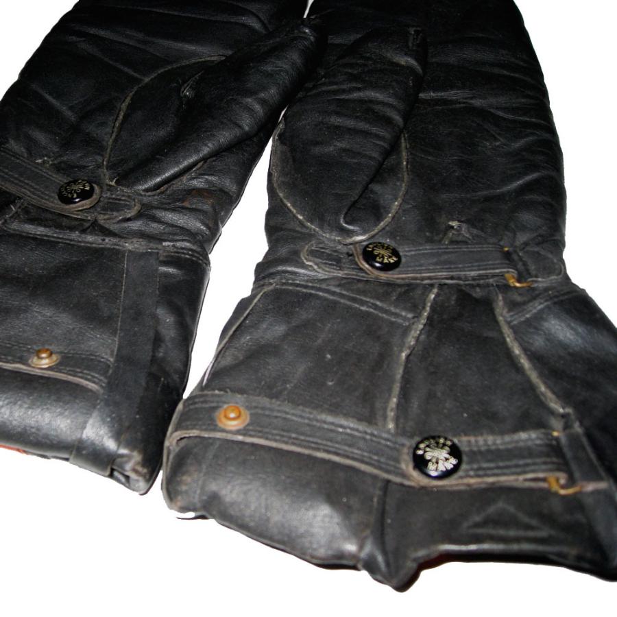 LEWIS LEATHERS VINTAGE MOTORCYCLE LEATHER MITTON GLOVES ルイス