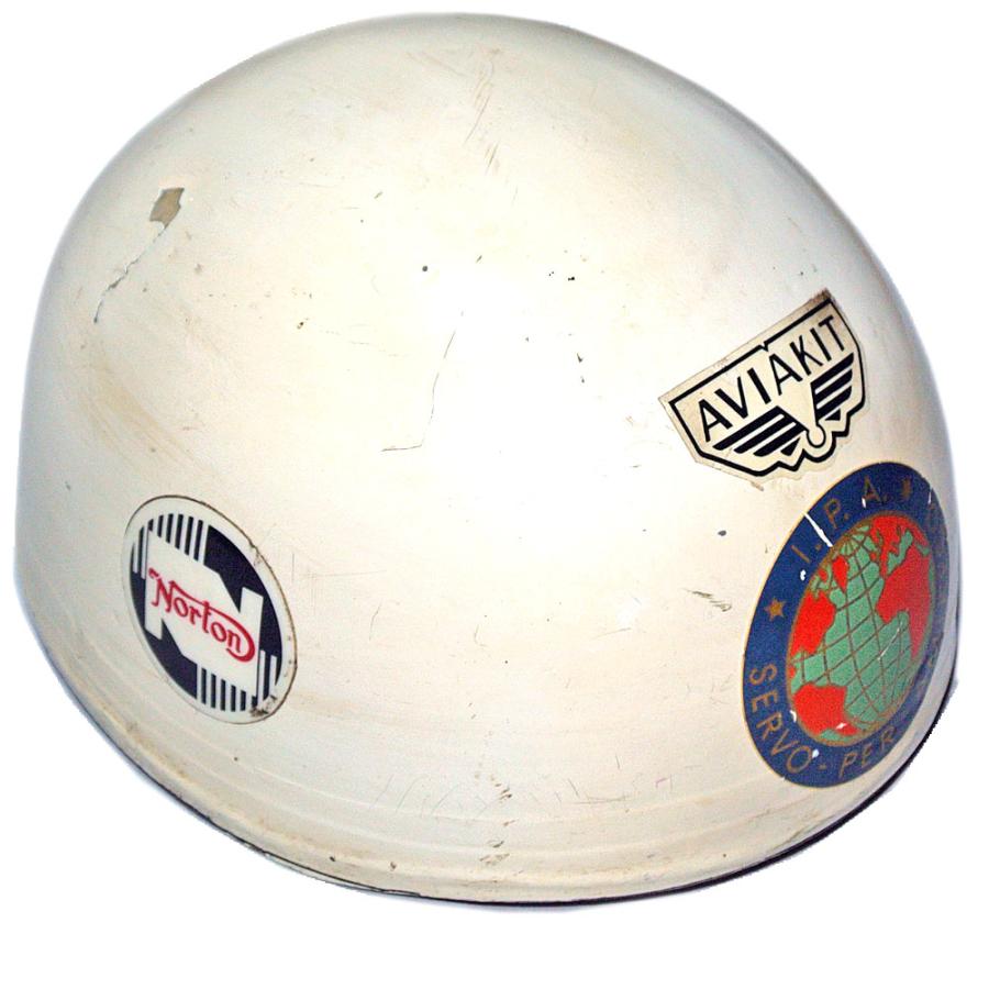 英国製 AVIAKIT / LEWIS LEATHERS Vtg Motorcycle Helmet 