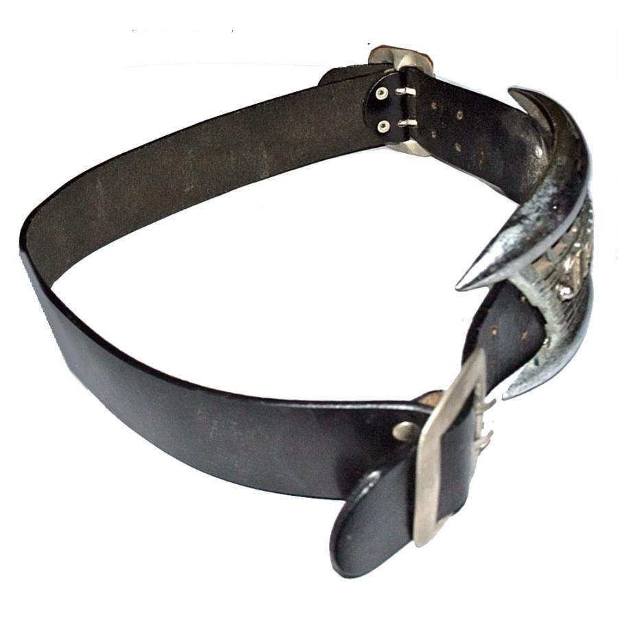 トライアンフ【TRIUMPH】★希少★タンクエンブレム　ベルト 英国 TRIUMPH TANK BADGE Vtg W-BUCKLE BELT FOR ROCKERS トライアンフ