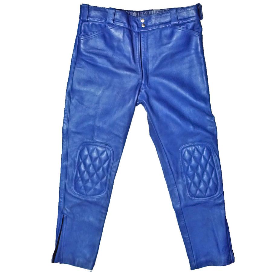 英国 INTERSTATE OF GREAT BRITEIN VINTAGE Leather Trousers Padded
