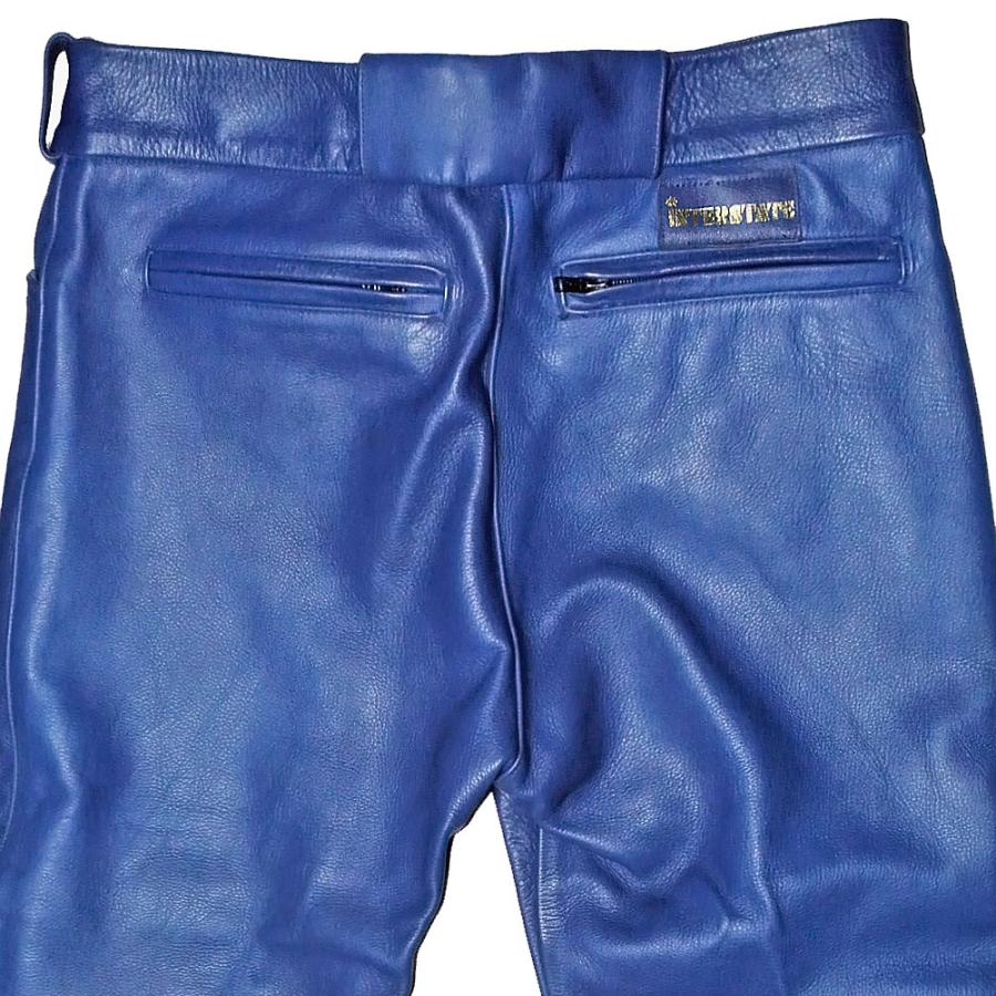 英国 INTERSTATE OF GREAT BRITEIN VINTAGE Leather Trousers Padded
