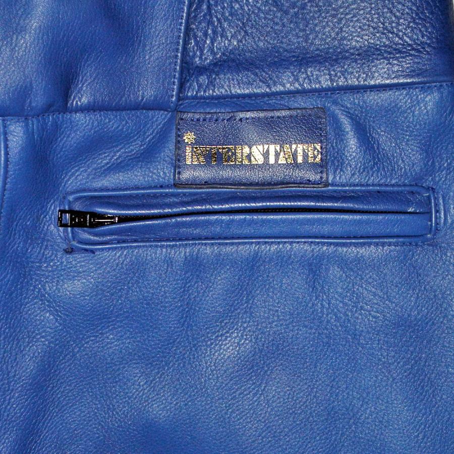 英国 INTERSTATE OF GREAT BRITEIN VINTAGE Leather Trousers Padded