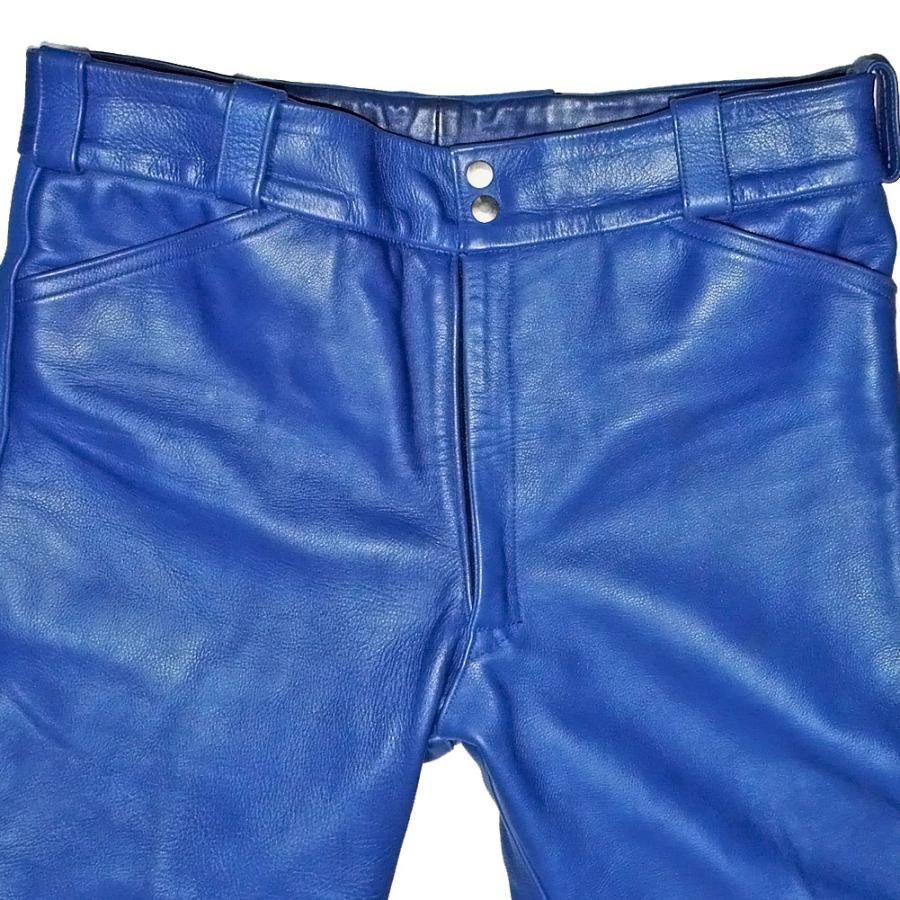 英国 INTERSTATE OF GREAT BRITEIN VINTAGE Leather Trousers Padded
