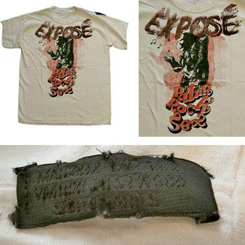 SEDITIONARIES ヴィンテージ 70s EXPOSE T-Shirtセディショナ SEDITIONARIES ヴィンテージ 70s EXPOSE T-Shirtセディショナ
