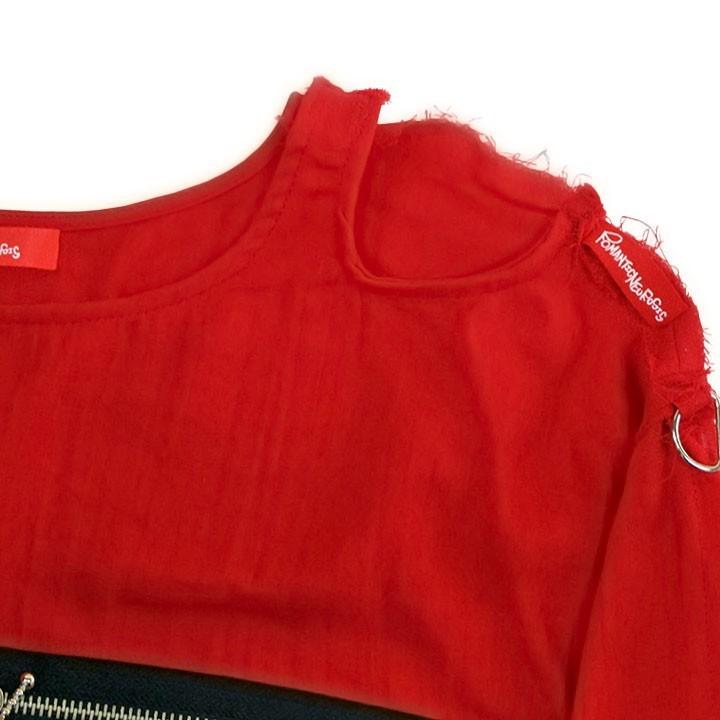 ROMANTIC NEUROSIS ロマンチックノイローゼ Muslin Top ZIP モスリン W