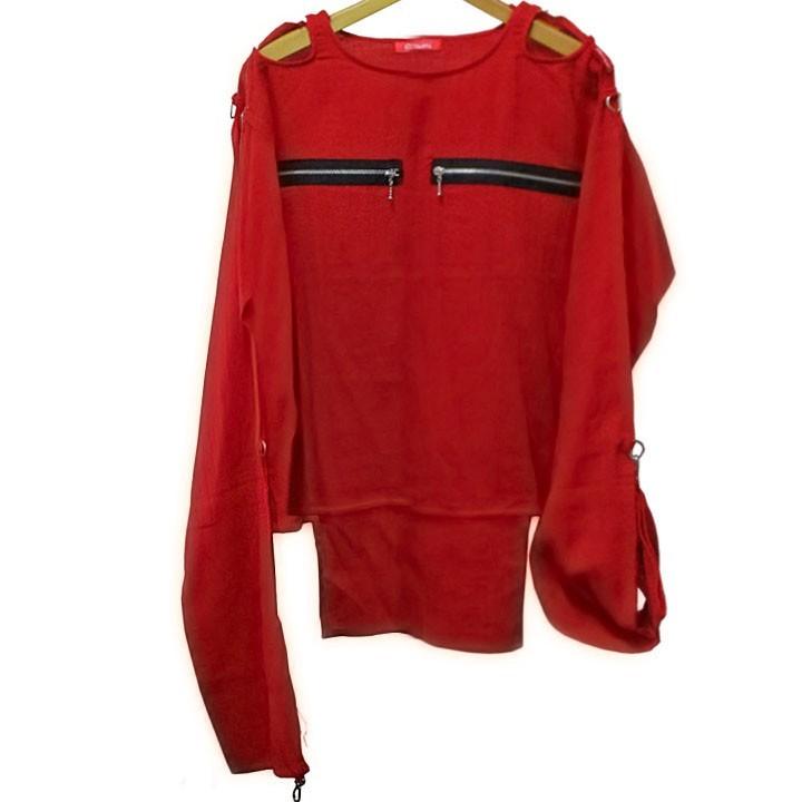 ROMANTIC NEUROSIS ロマンチックノイローゼ Muslin Top ZIP モスリン W 
