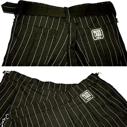Tiger OF LONDON of London Bondage Trousers Black × White Tiger OF LONDON of London Bondage Trousers Black × White