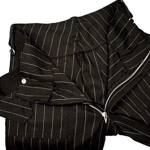 Tiger OF LONDON of London Bondage Trousers Black × White Tiger OF LONDON of London Bondage Trousers Black × White