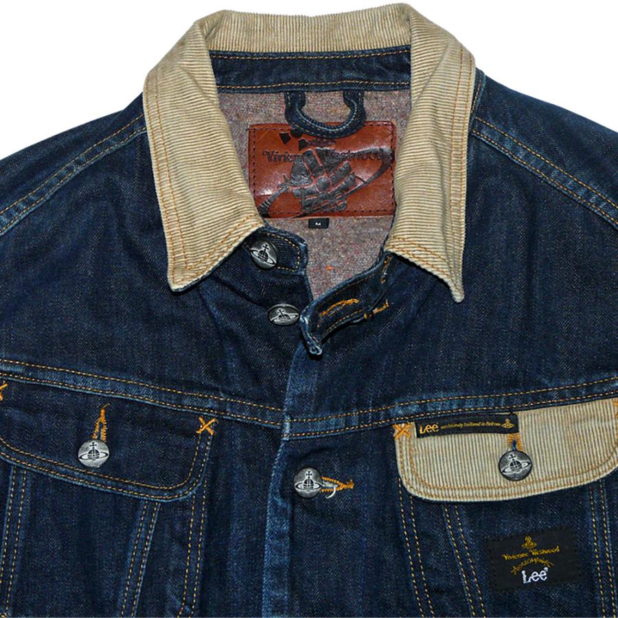 vivienne westwood × Lee デニムジャケット Anglomania VIVIENNE WESTWOOD ANGLOMANIA × LEE DENIM JACKET STORM