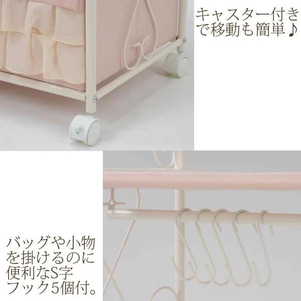 ハンガーラック おしゃれ コート掛け 洋服掛け | フリルハンガーラック（２杯）／peche(ペッシュ) ロマンティックプリンセス ロマプリ かわいい 姫系 (直送)_8