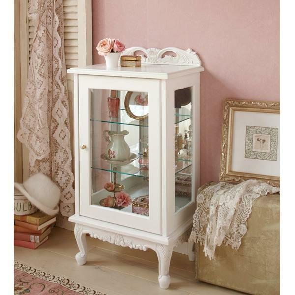 アンティーク風家具シリーズ（ガラスキャビネット（3段））/Noble