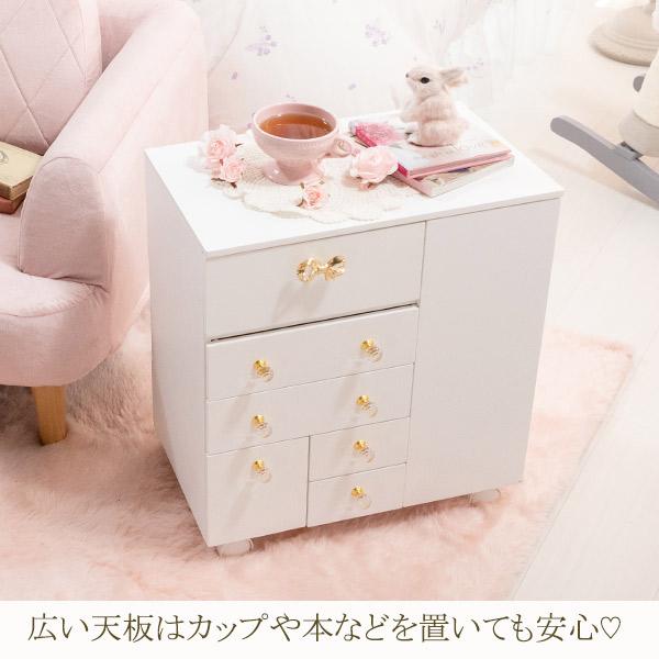 コスメワゴン コスメ収納 コスメ ワゴン | たっぷり収納コスメワゴン 
