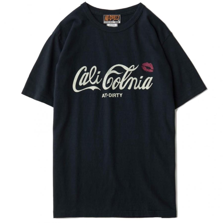 アットダーティ カリフォルニア Tシャツ ブラック AT-DIRTY CALIFOLNIA 