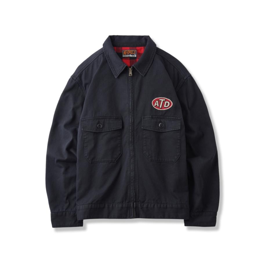 アットダーティ ユニオンジャケット ワークジャケット ブラック AT-DIRTY UNION JACKET (BLACK)