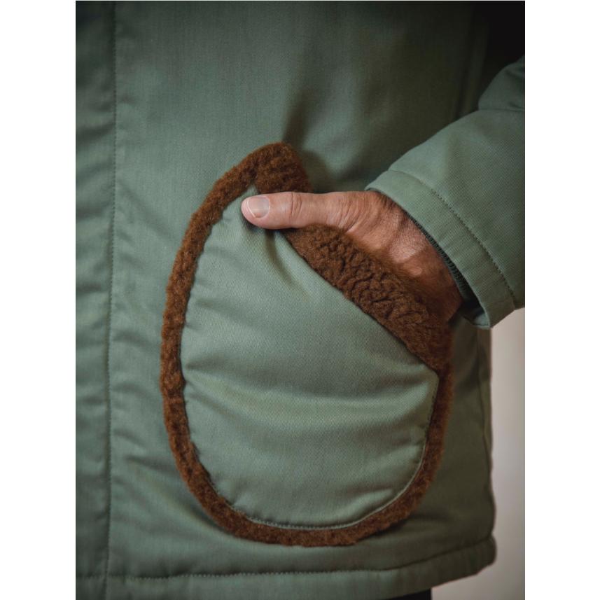 アットダーティ デッキ ダウン ジャケット オリーブ AT-DIRTY DECK