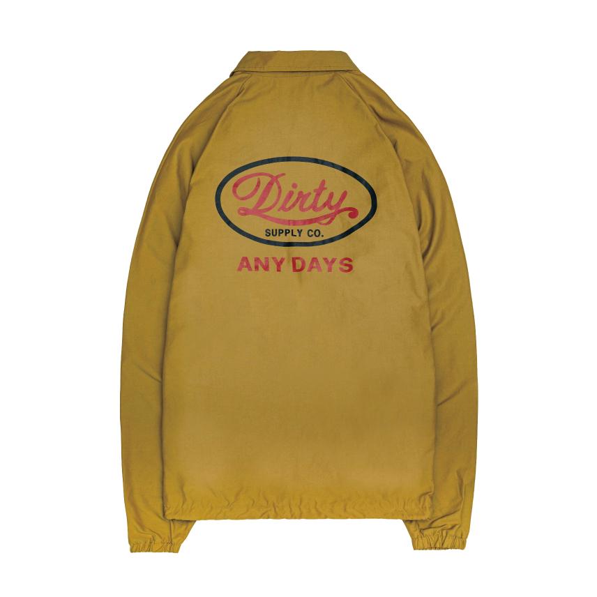 アットダーティ エニー デイズ コーチジャケット マスタード AT-DIRTY  