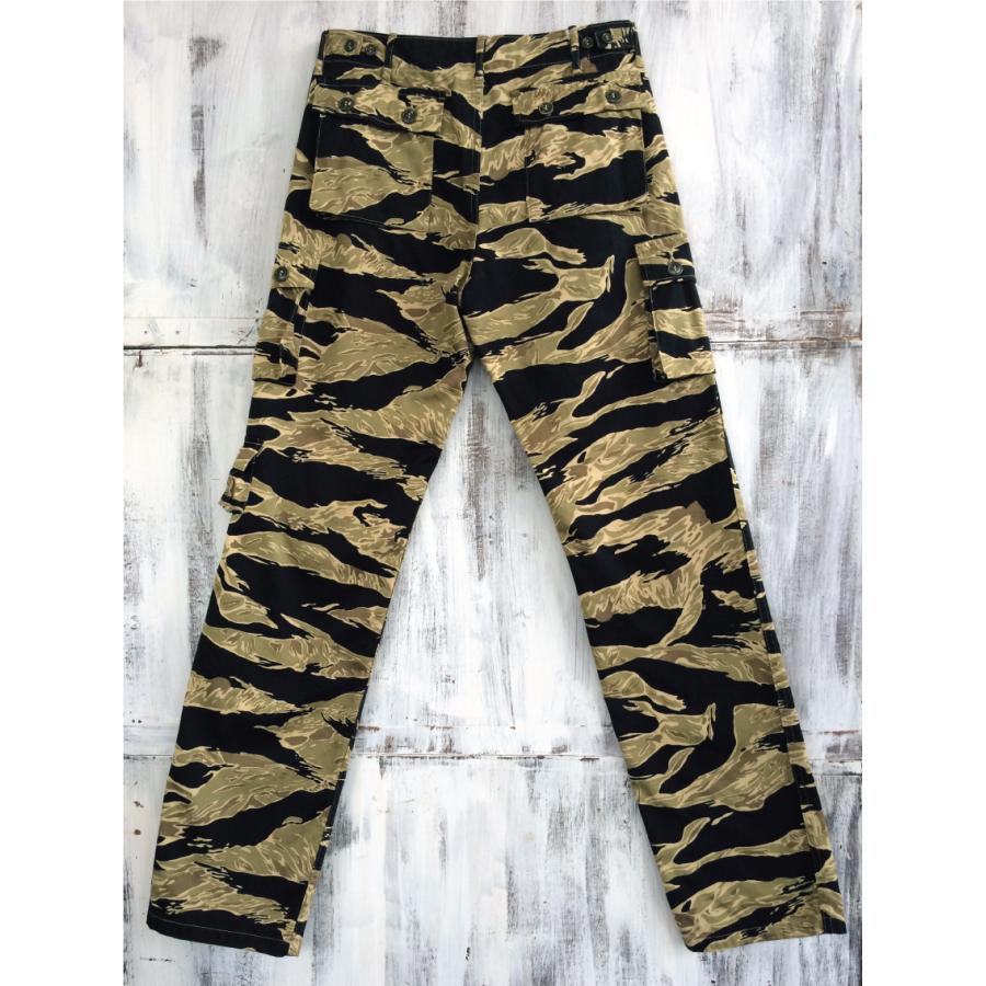 バズリクソンズ ゴールド タイガーカモ柄 パンツ ブラック BLACK BUZZ RICKSON'S GOLD TIGER PATTERNS TROUSERS BR41903 BLACK メンズ｜romeoscafe｜03