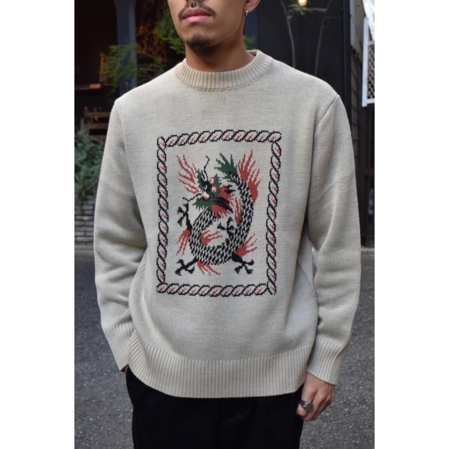 ドレスヒッピー ドラゴンニット アイボリーベージュ DRESS HIPPY