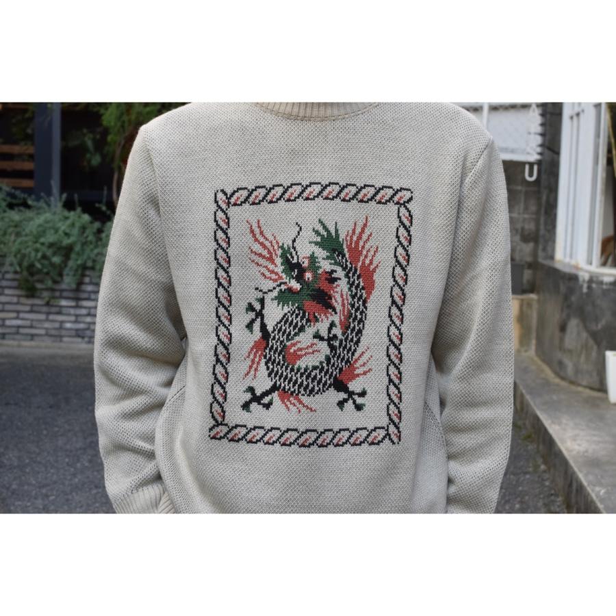 ドレスヒッピー ドラゴンニット アイボリーベージュ DRESS HIPPY