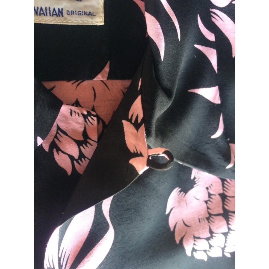 デューク・カハナモク アロハシャツ ハワイアン ブラック DUKE KAHANAMOKU L/S HAWAIIAN SPECIAL EDITION “DUKES PINEAPPLE” BLACK DK26793 メンズ 長袖 デューク