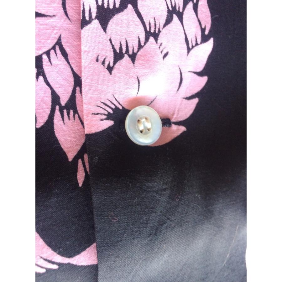 デューク・カハナモク アロハシャツ ハワイアン ブラック DUKE KAHANAMOKU L/S HAWAIIAN SPECIAL EDITION “DUKES PINEAPPLE” BLACK DK26793 メンズ 長袖 デューク