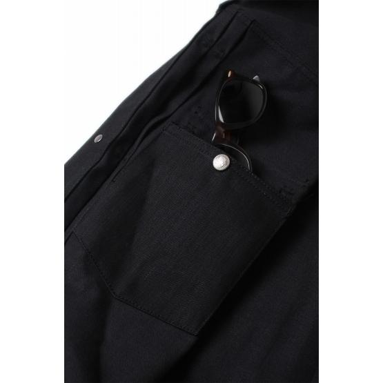 レッドテイル クロス デニム ベスト 2nd ブラック×ブラック RED TAiL