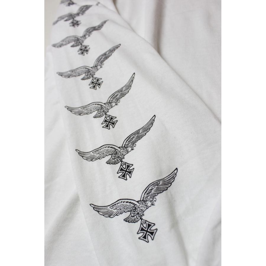 レッドテイル V-イーグル ロングスリーブ Tシャツ ホワイト RED TAiL V