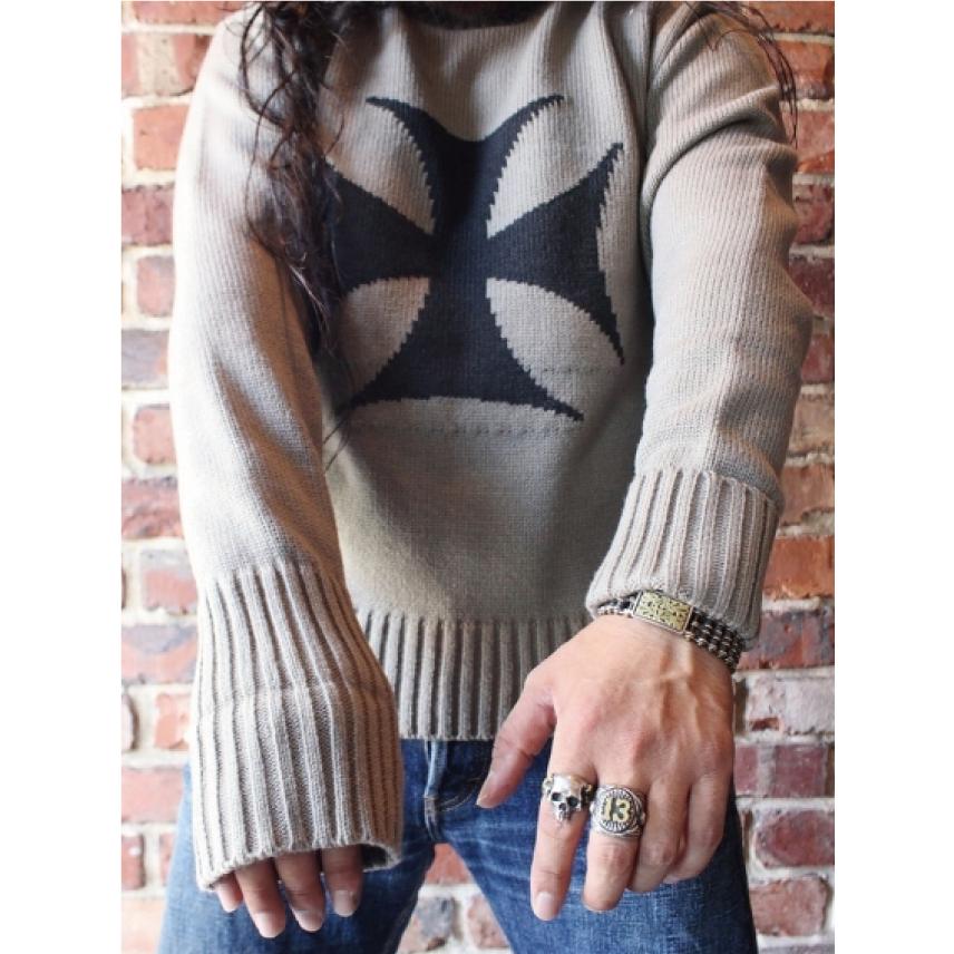 レッドテイル ビッグ ダディ MC セーター サンド RED TAiL BiG DADDY