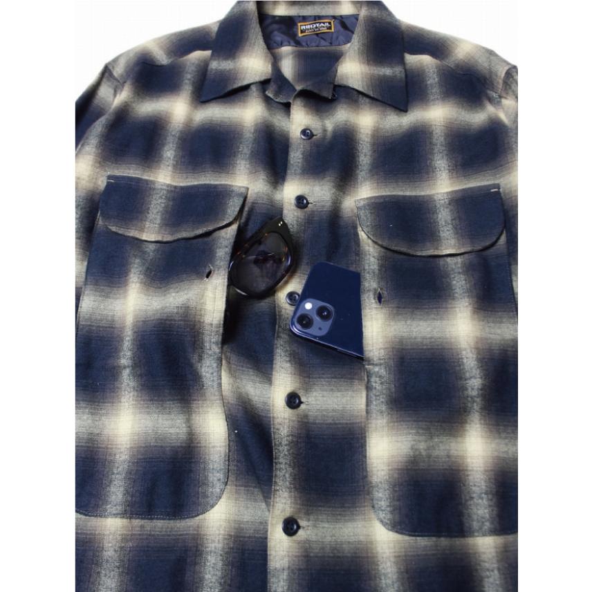 レッドテイル MOSS ロングスリーブ チェックシャツ イエロー RED TAiL 