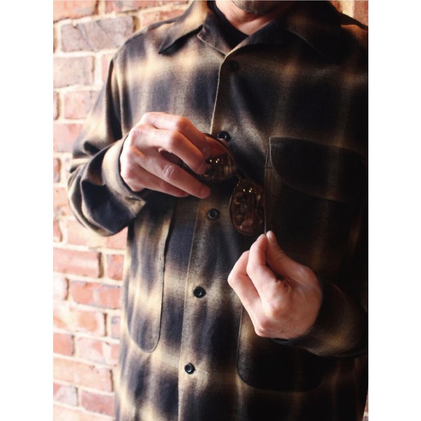 レッドテイル MOSS ロングスリーブ チェックシャツ イエロー RED TAiL 