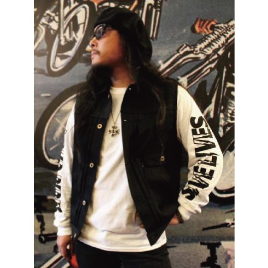 レッドテイル クロス デニム ベスト 4th ブラック デニム RED TAiL Cross Denim Vest 4th BKBK Denim RKK342 メンズ レッドテイル クロス デニム ベスト 4th ブラック デニム RED TAiL Cross Denim Vest 4th BKBK Denim RKK342 メンズ