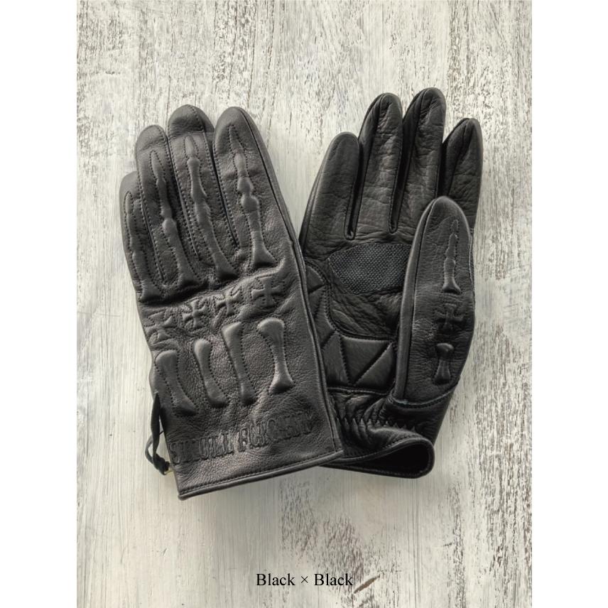 スカルフライト ボーン グローブ ブラックベース SKULL FLIGHT BONE