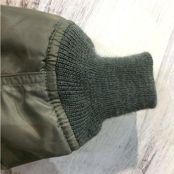 スカルフライト MA-1 クラシックライン アウター ジャケット プレーン