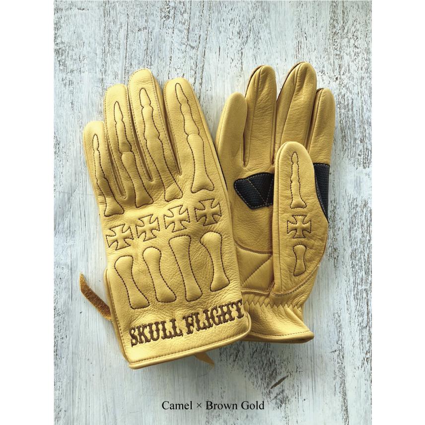 スカルフライト ボーン グローブ カラーベース SKULL FLIGHT