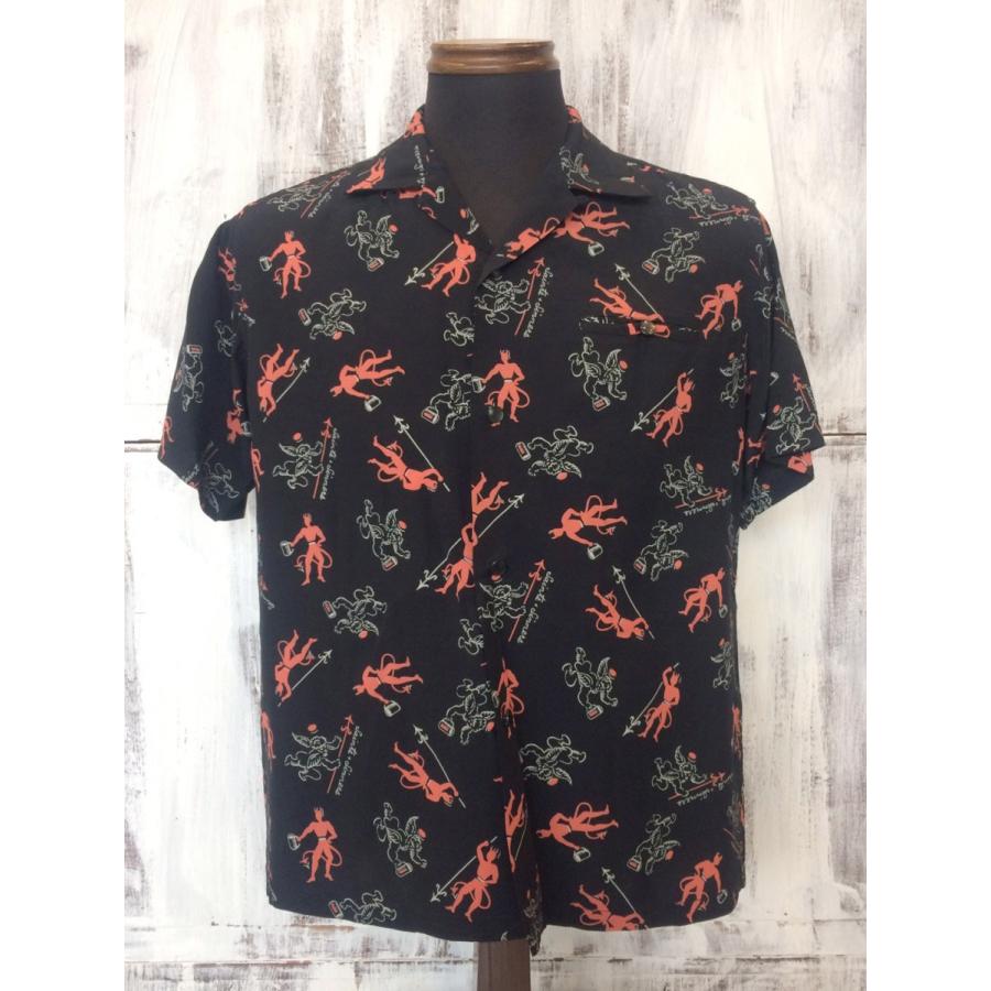 STAR OF HOLLYWOOD タランチュラ柄 オープンシャツ スターオブ