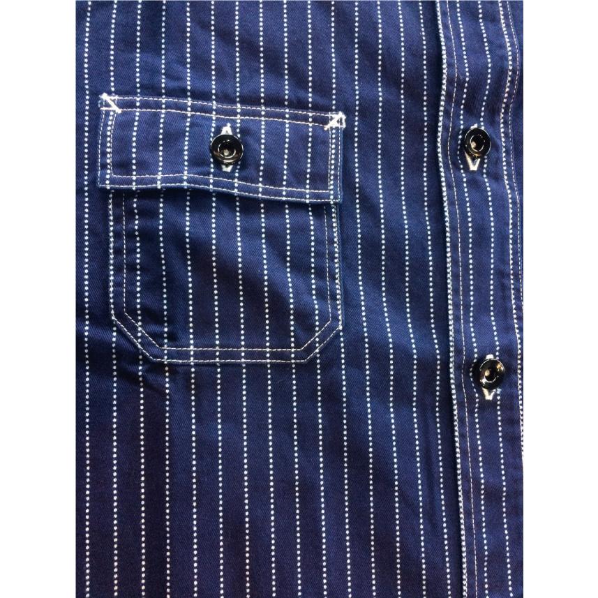 SUGAR CANE シュガーケーン ウォバッシュ ストライプ ワークシャツ