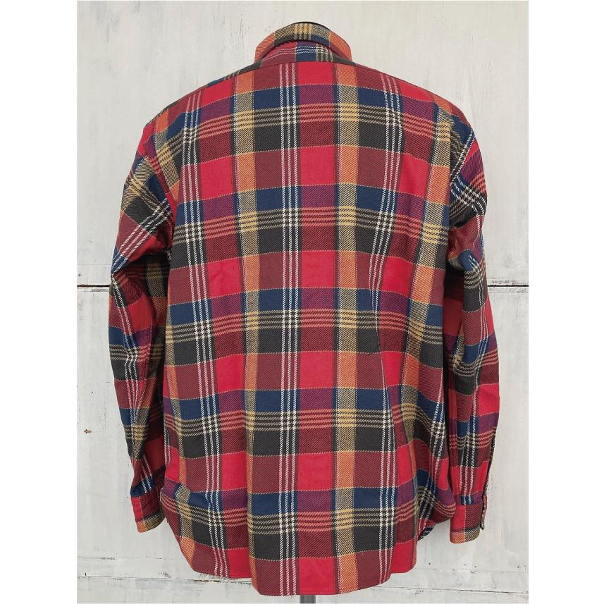 SUGAR CANE シュガーケーン ツイル チェック ワーク シャツ レッド