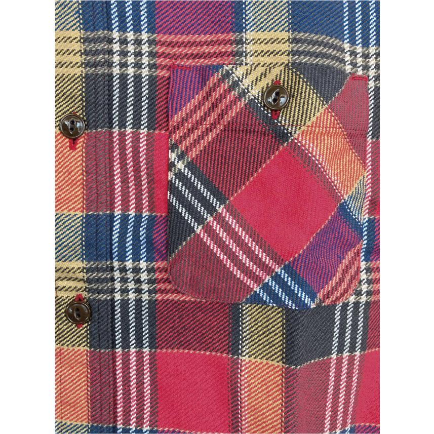 SUGAR CANE シュガーケーン ツイル チェック ワーク シャツ レッド