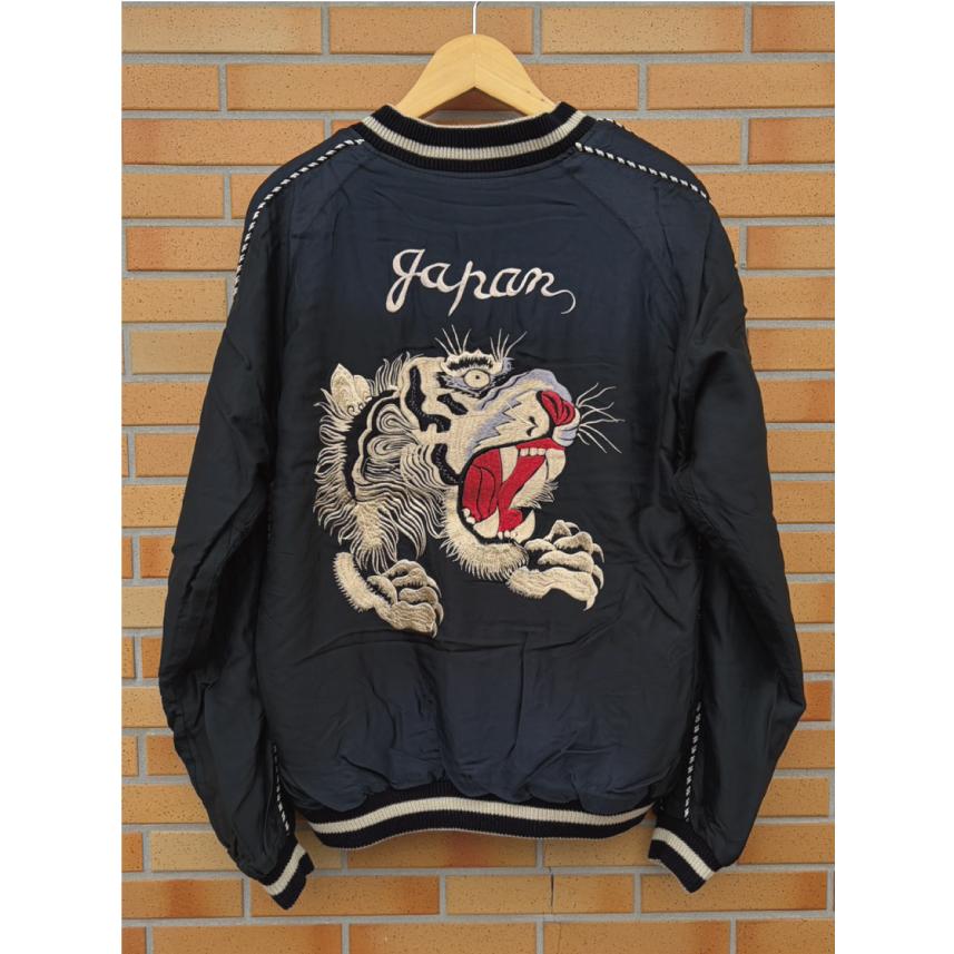 テーラー東洋 TAILOR TOYO Mid 1950s Style Acetate Souvenir Jacket “TIGER HEAD” × “CHEVY LOVER” (AGING MODEL) TT15878-119の画像