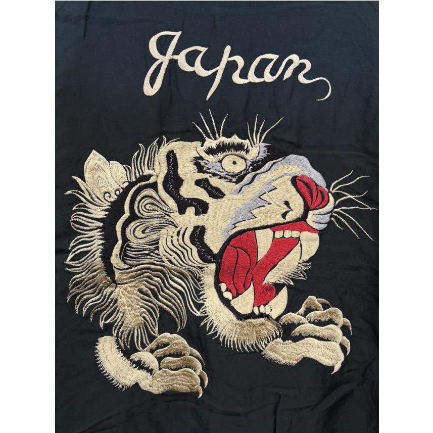 テーラー東洋 TAILOR TOYO Mid 1950s Style Acetate Souvenir Jacket “TIGER HEAD” × “CHEVY LOVER” (AGING MODEL) TT15878-119の画像