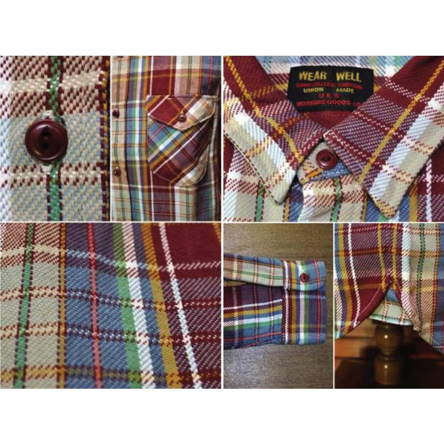 UES（ウエス） 先染 ヘビーネルシャツ HEAVY FLANNEL 501551 メンズ