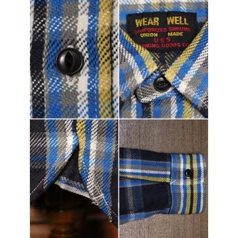 UES ウエス 先染 ヘビーネルシャツ HEAVY FLANNEL 501652 メンズ