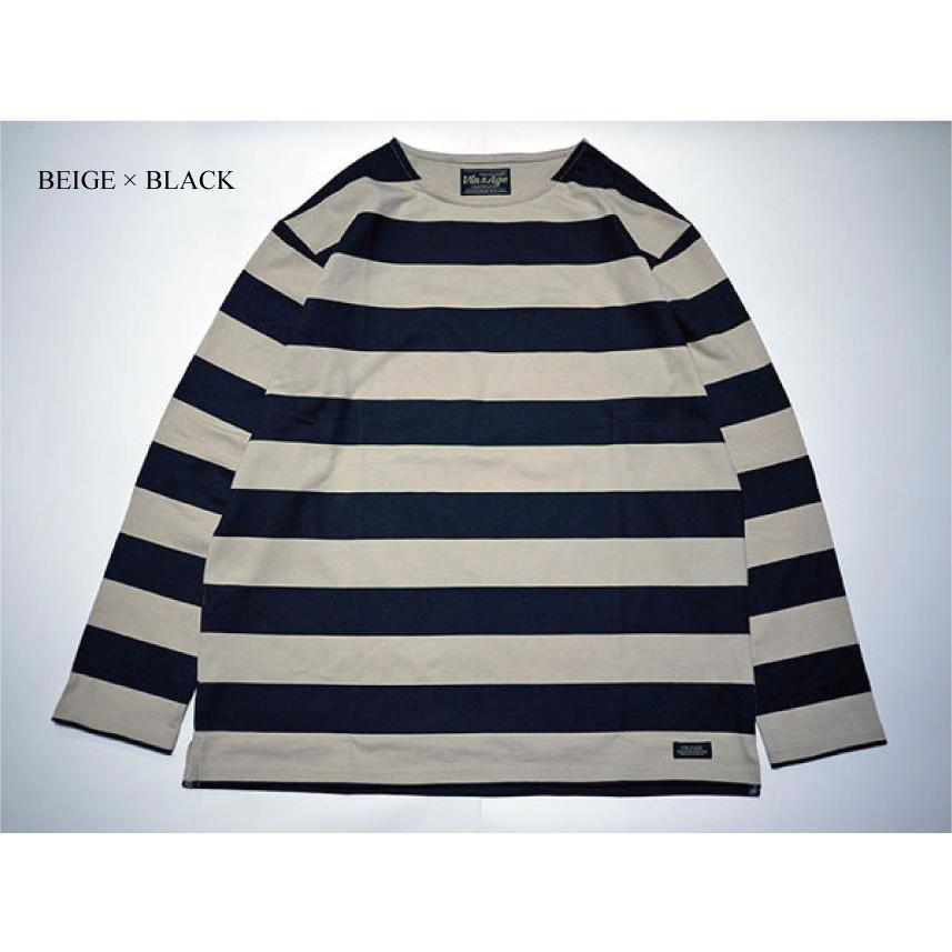 ヴィンアンドエイジ ヴィン＆エイジ ストライプ ブルトン シャツ ボーダー カットソー VIN&AGE STRIPED BRETON SHIRT TYPE VT8 2" STRIPES｜romeoscafe｜02