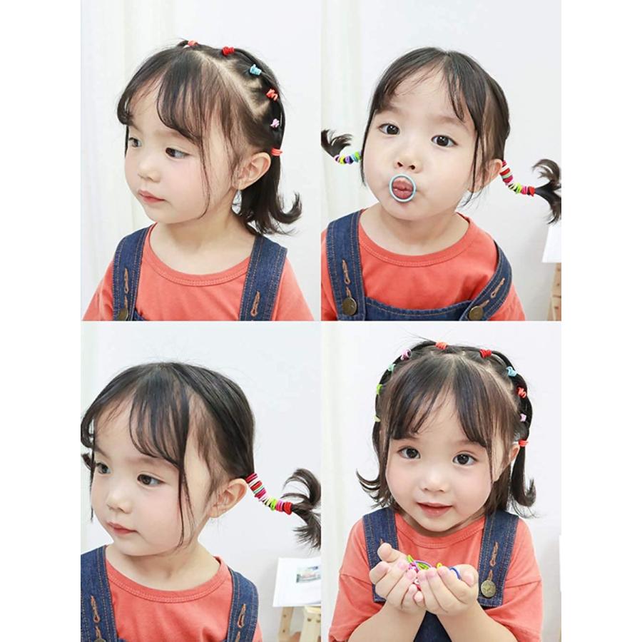 Bianhuan ヘアゴム こども 0本 セット おしゃれ かわいい カラフル ベビー ヘアアクセサリー ゴム 髪 リボン 赤ちゃん 髪留め 女の 誠実
